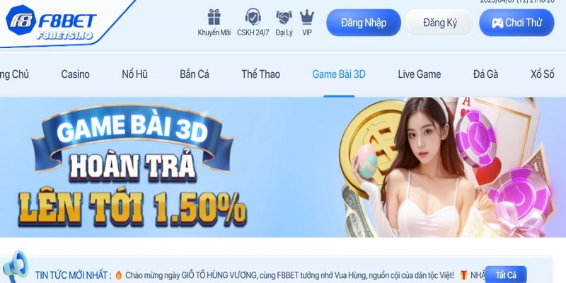 Hướng dẫn đăng ký trải nghiệm game bài F8bet